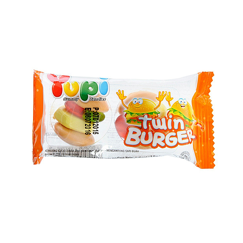Yupi Twin Burger Jelly 16g