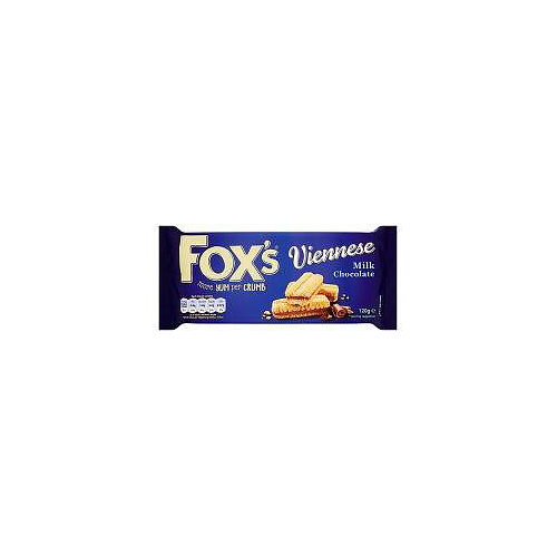 Fox's Viennese Milk chocolate Biscuit 120g