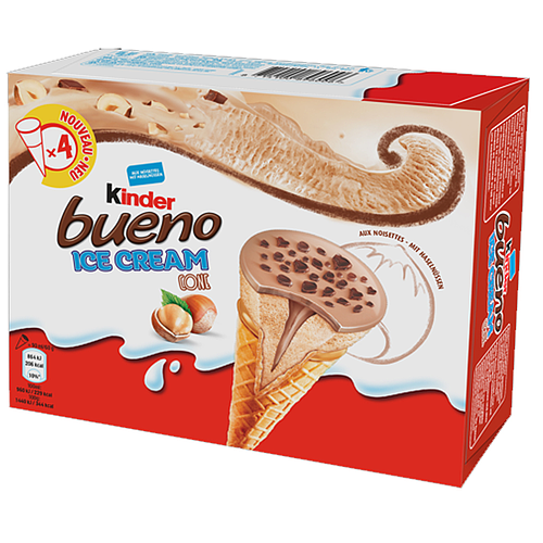Kinder Bueno Ice Cream Cone 4x90ml