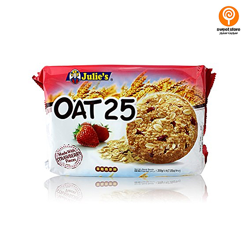 Julie's OAT25 Strawberry Cookies 200g