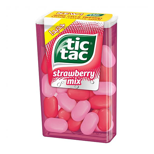 TicTac Strawberry Mix Gum 18g