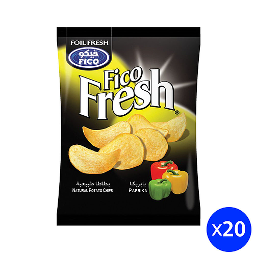 Fico Fresh Paprika Potato 20x15g