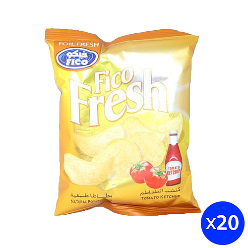 Fico Fresh Tomato Ketchup Potato 20x15g
