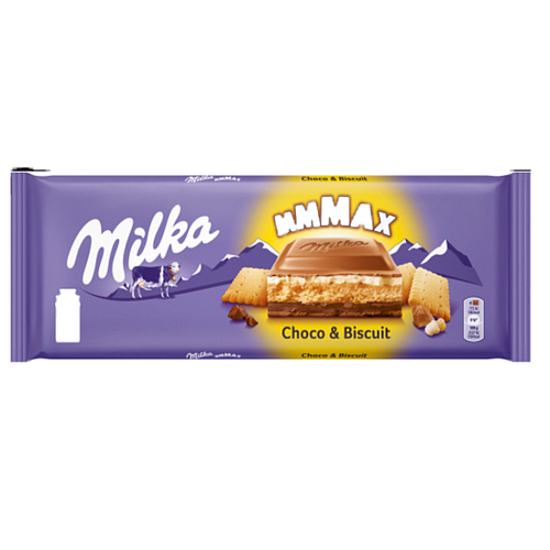 Milka Max choco&biscuit Chocolate 300g