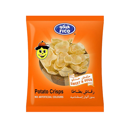 Fico Potato Crisps Sweet & Sour Potato 15g