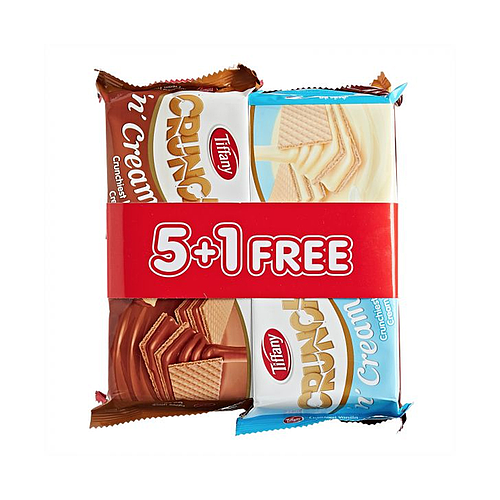 Tiffany Crunchy N Cream Mixed Wafer 6x76g