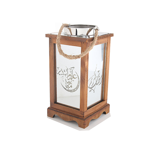 wooden candle lanterns Small