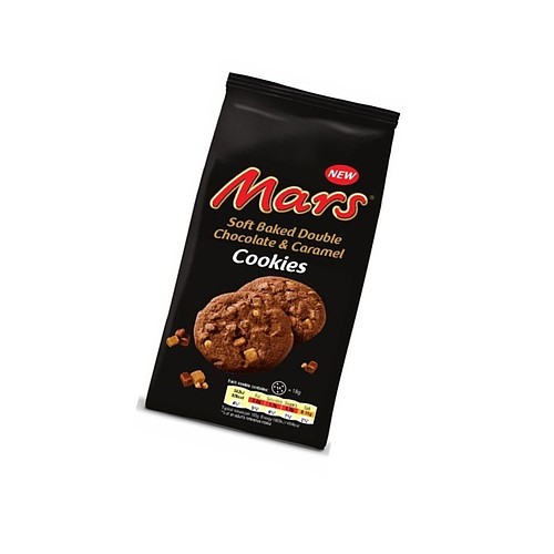 Mars Soft Baked Double Choc & Caramel Cookies 162g
