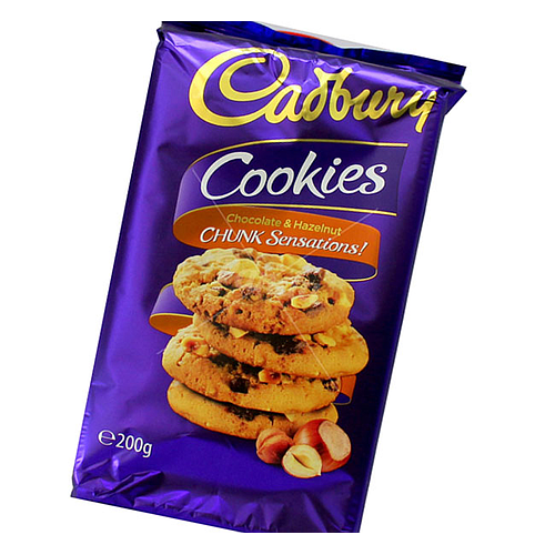 Cadbury Cookies Chocolate & Hazelnut 200g