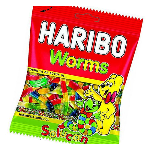 Haribo Worms Jelly 160g