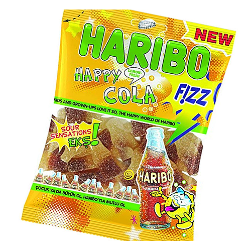 Haribo Happy Cola Fizz Jelly 160g