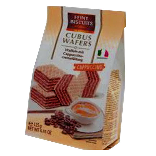 Feiny Biscuits Wafers Cappuccino 125g