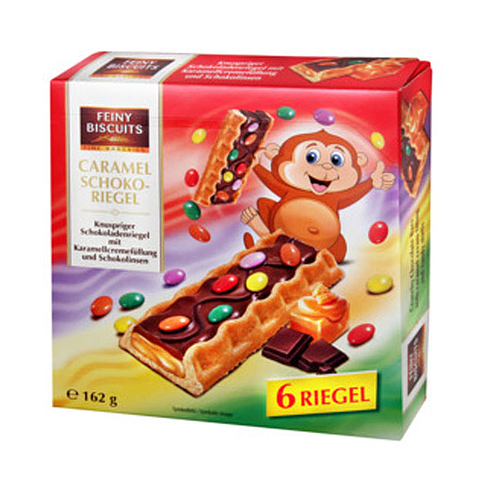 Feiny Biscuit Caramel Schoko Snack 162g