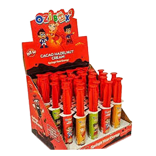 Cacao Hazelnut Cream Syringe Chocolate 18g