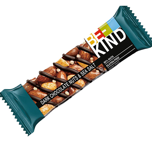 Be Kind Dark Chocolate Nuts & Sea Salt Bar  40g