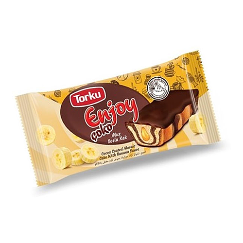 Torku Enjoy Cocoa Coted With Banana Sauce Cake 40g