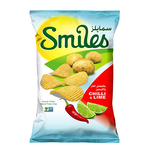 Fico Smiles Potato Chips Chilli & Lime Potato 16g