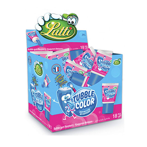 Lutti TubbleGum Raspberry 18x35g