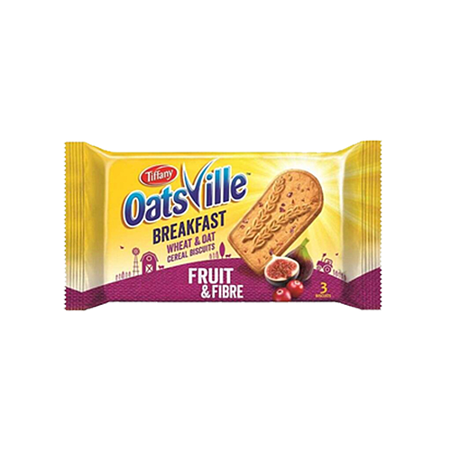 Tiffany Oatsville Breakfast Wheat & oat Fruits Biscuit 50g