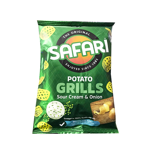 Safari Potato Grills Sour Cream & Onion 60g