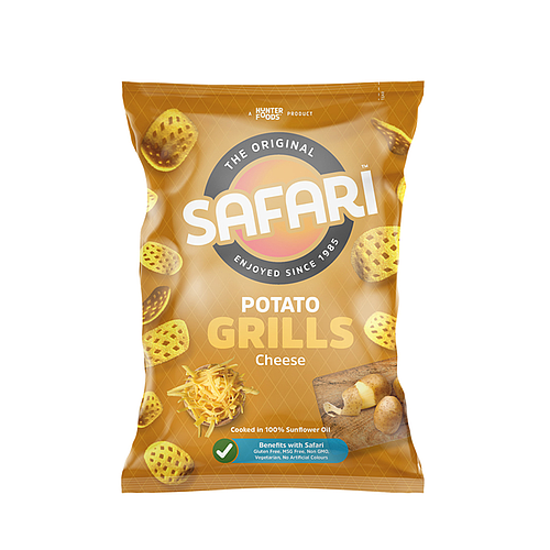 Safari Potato Grills Cheese Pufak 125g