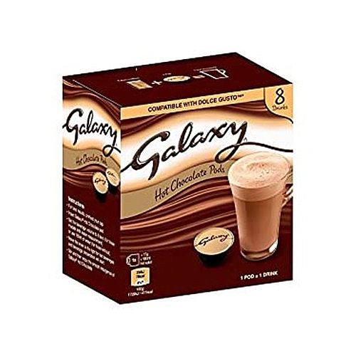 Galaxy Hot Chocolate Pods Drink 8x17g