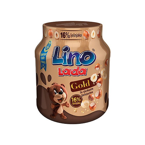 Lino Lada Gold With Roasted Spread With Chopped Hazelnut 350g