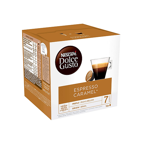 Nescafe Dolce Gusto Espresso Caramel Coffee 83.2g