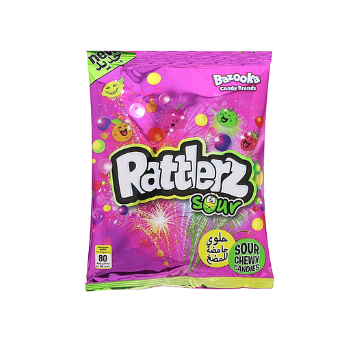 Bazooka Rattlerz Sour Candy 120g