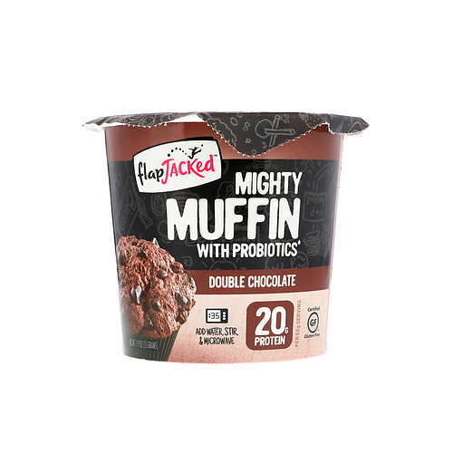 Flap Jacked Mighty Muffin With Probiotics Double Chocolate Cookies 55g