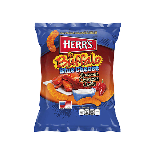 Herr's Buffalo Blue Cheese Curles Pufak 85.1g