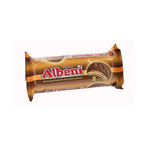 Ulker Albeni Chocolate Coated Caramel Biscuit 344g