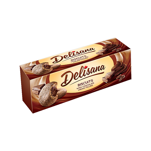 Delisana Cookies With Chocolate Cream 170g