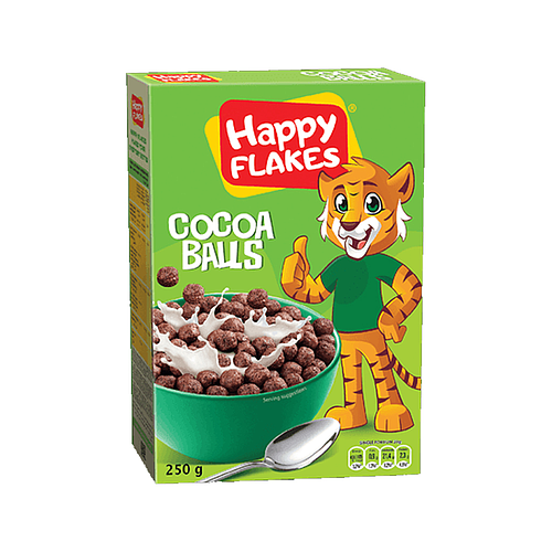 Happy Flakes Cocoa Balls Chocolate 250g