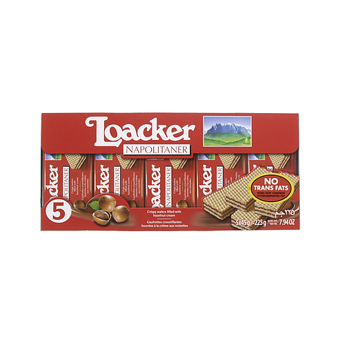 Loacker Napolitaner Wafer 5x45g