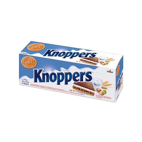 Storck Knoppers Milk Hazelnut Wafer 15x25g