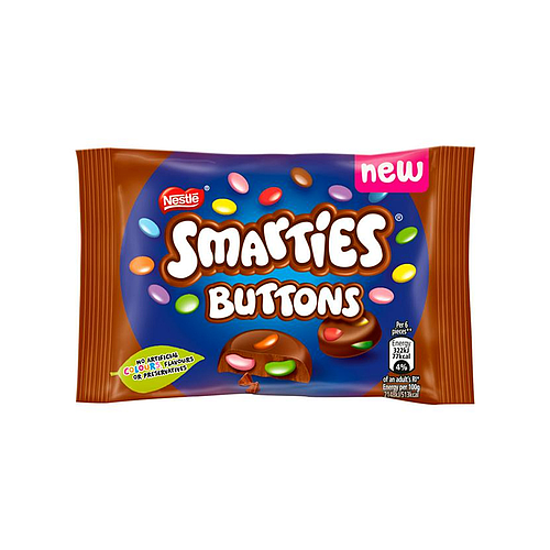 Nestle Smarties Buttons Single Chocolate 32.5g