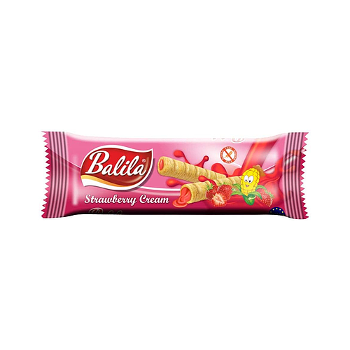 Balila Strawberry Cream Wafer Roll 15g