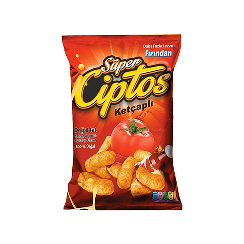 Firindan Super Ciptos Ketchup Crispy Corn Snacks Pufak 35g