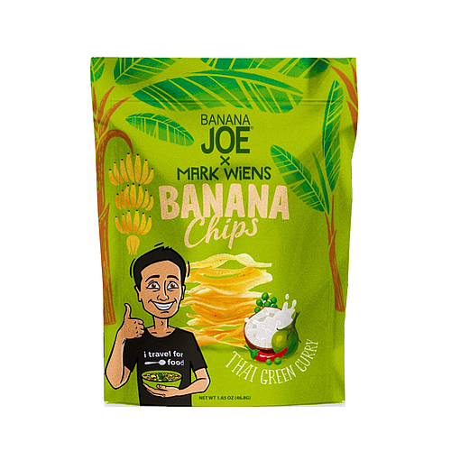 Banana Joe Mark Wiens Banana Chips Thai Green Curry 46.8g