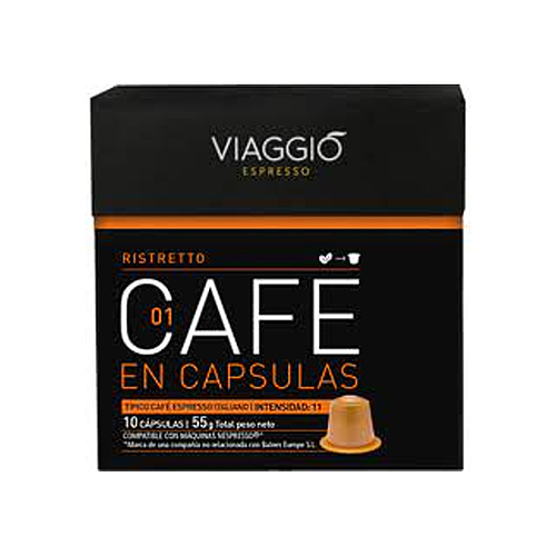 Viaggio Espresso Ristretto Cafe En Capsulas 10x5.5g