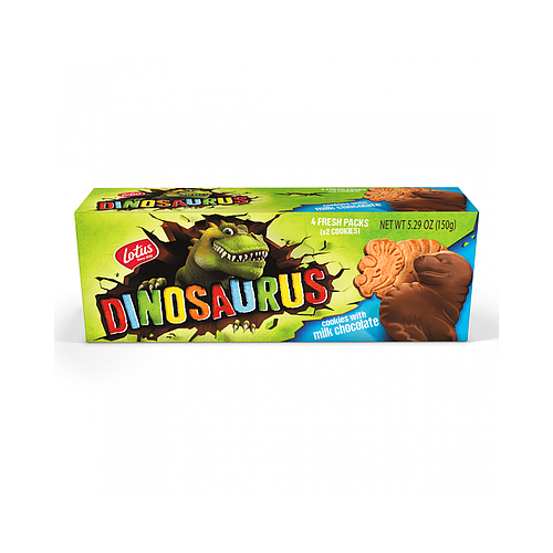 Lotus Dinosaurus Milk Chocolate 2x150g