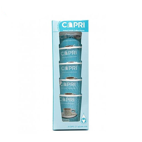 Capri Instant Turkish Coffee Without Sugar 5x7g