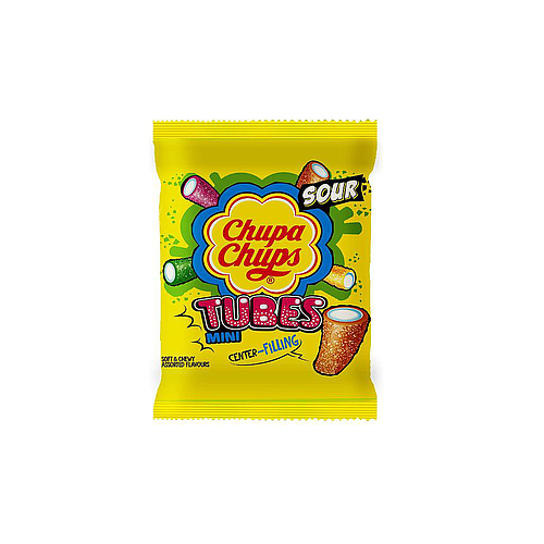 Chupa Chups Tubes mini center filling Jelly 85.5g