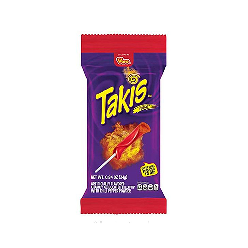 Vero Takis Lollipop Fuego Spicy 24g