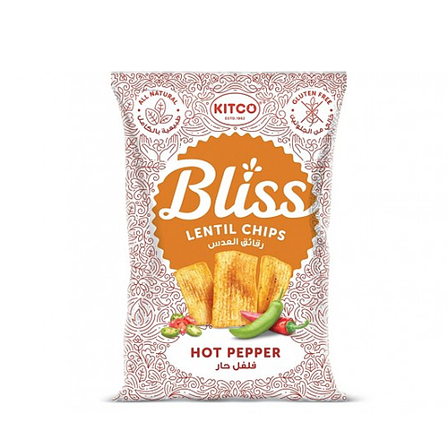 Kitco Bliss Lentil Chips Hot papper Chips 27g