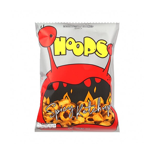 Hactare's Hoops Spicy Ketchup Chips 30g