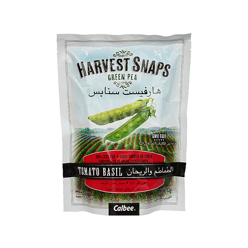 Harvest Snaps Green Pea Tomato Basil Snacks Chips 93g
