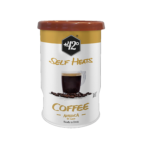 Self Heats Black Coffee Arabica No Sugar 205ml