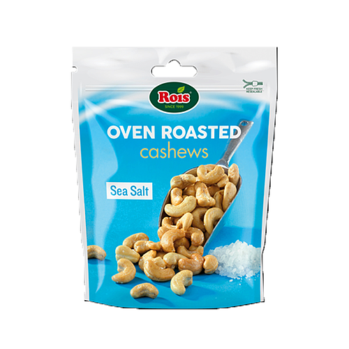 Rois Oven Roasted Cashews Sea Salt 120g